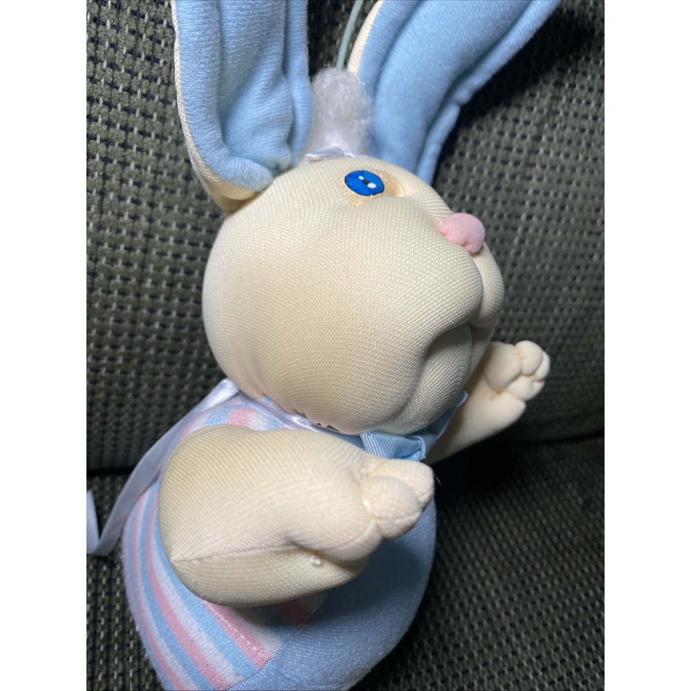 Vintage 15" Cabbage Patch Kids Bunny Bee Xavier Roberts Blue 1985 Plush Toy - Picture 5 of 13